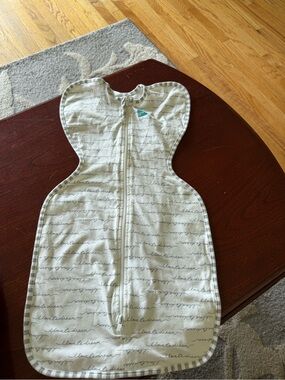 Love to dream Cream Sleep Sack with Script Print